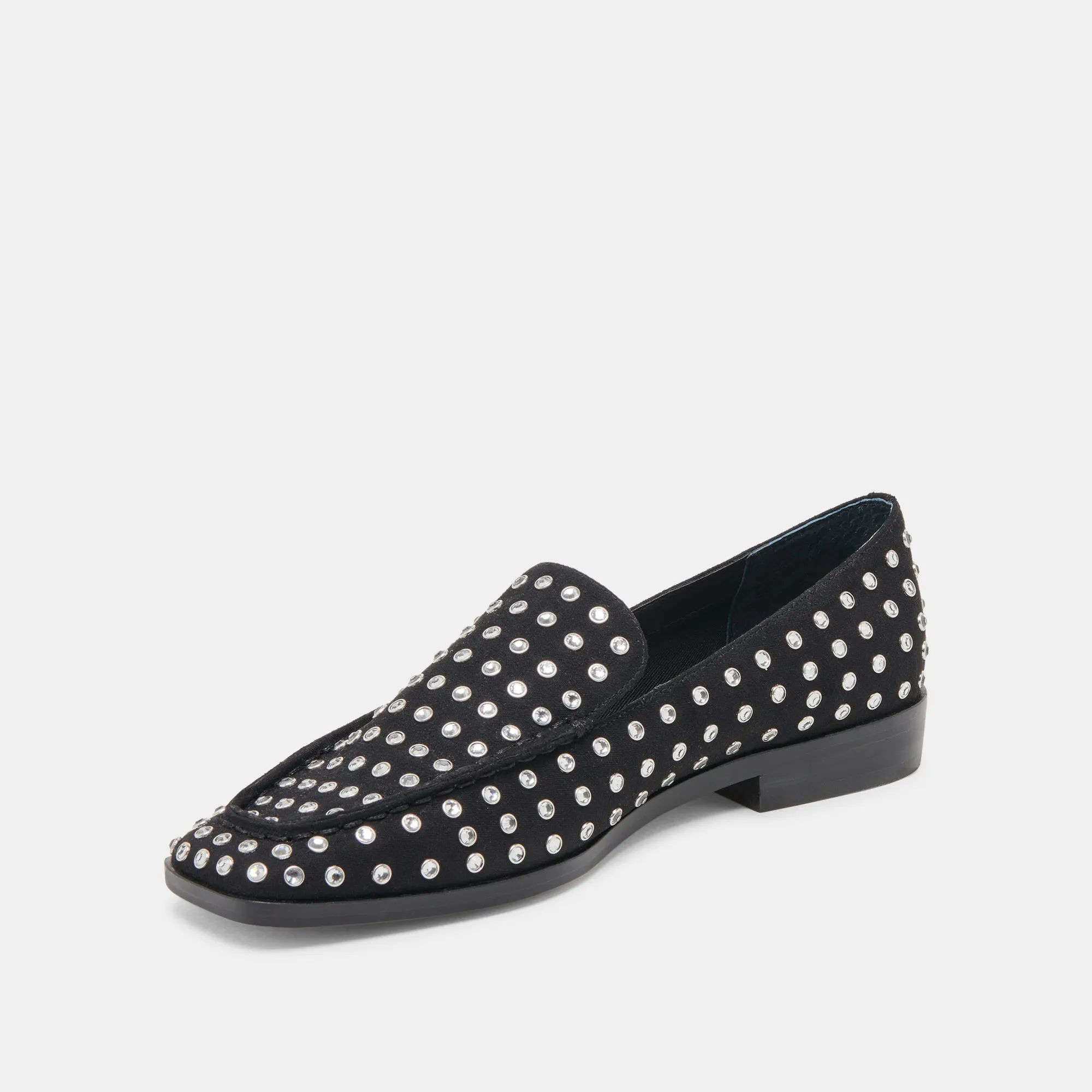 BENY CRYSTAL STUD FLATS BLACK CRYSTAL - re:vita