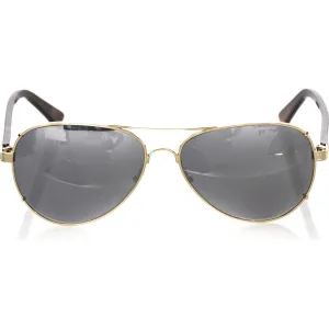 Frankie Morello Gold Metallic Fiber Men's Sunglass