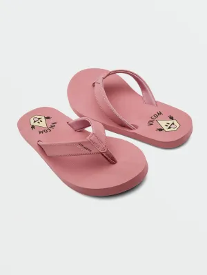 Girls Vicky Big Youth Sandals - Desert Pink