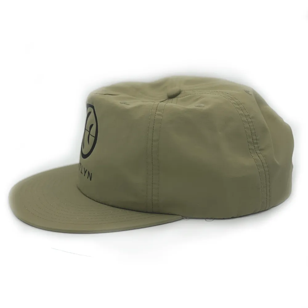 Hartlyn Overboard Quick Dry Snapback Hat - Khaki