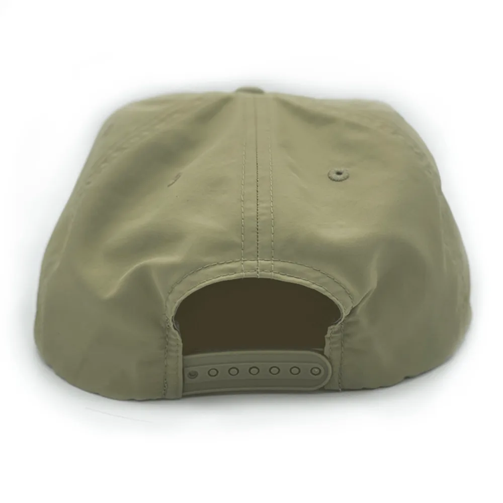 Hartlyn Overboard Quick Dry Snapback Hat - Khaki