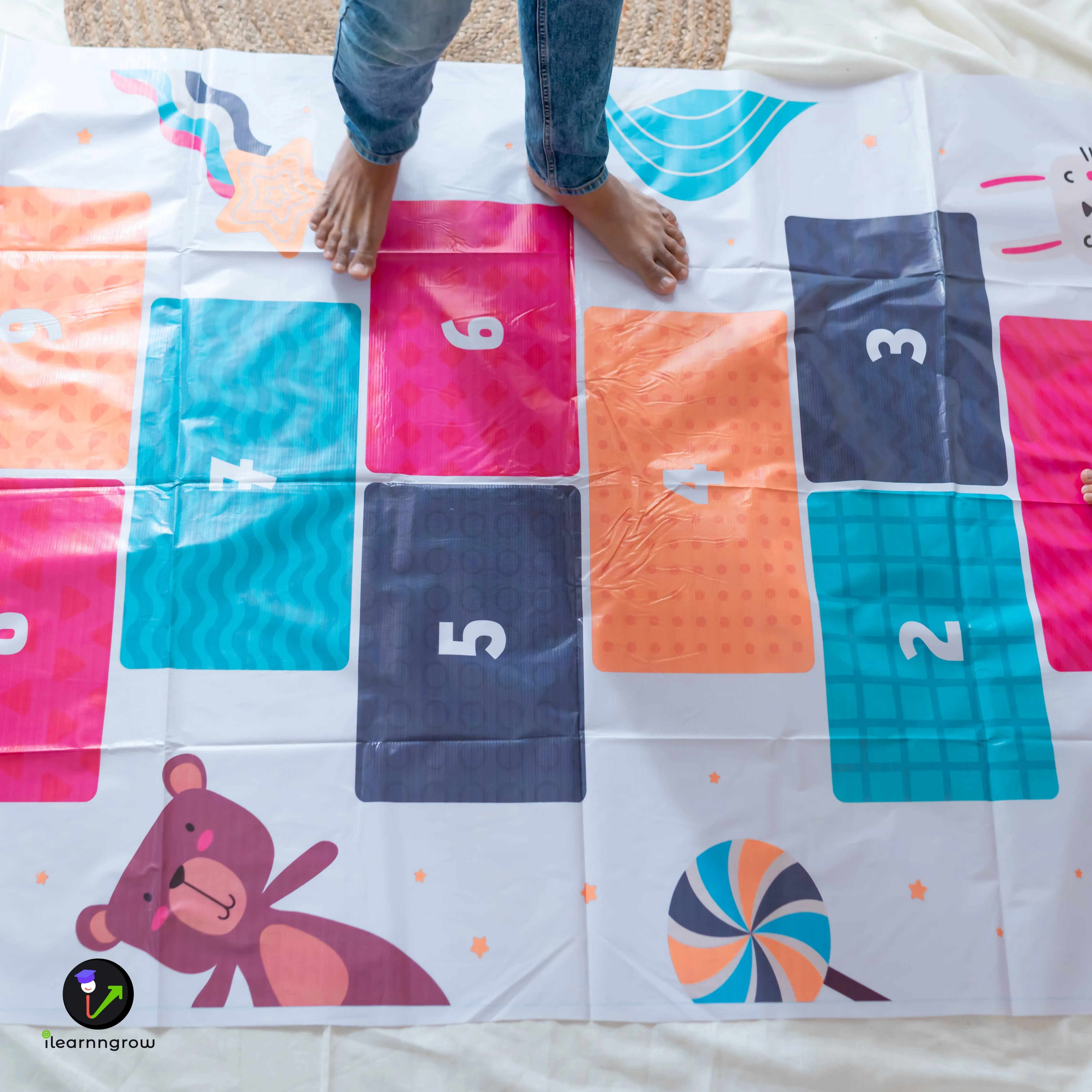 iLearnNgrow Hop Scotch Play Mat