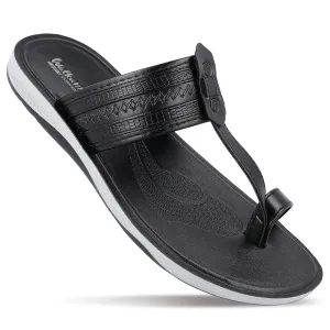 Men's Kolhapuri Chappal - WE1343 Black