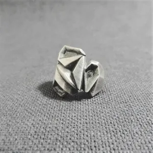 Metallic Silver Ring