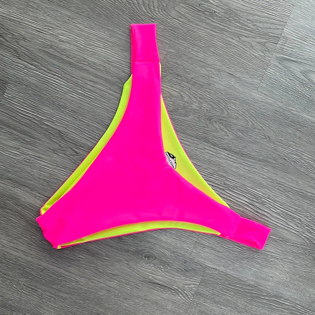 Neon Scoop Bottom Sample Piece