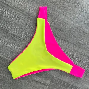 Neon Scoop Bottom Sample Piece