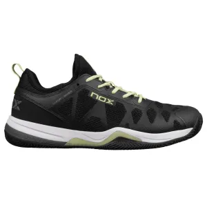 Nox NERBO Black/Soft Lime Padel Shoes