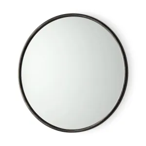 Piper Wall Mirror Black Metal | 36"