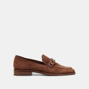 SALLIE FLATS COCOA SUEDE - re:vita