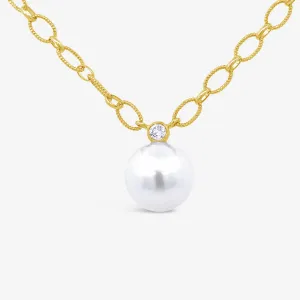 South Sea Pearl & Diamond Necklace