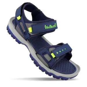 Walkaroo Men Sandals  - WC4417 Navy Blue Grey